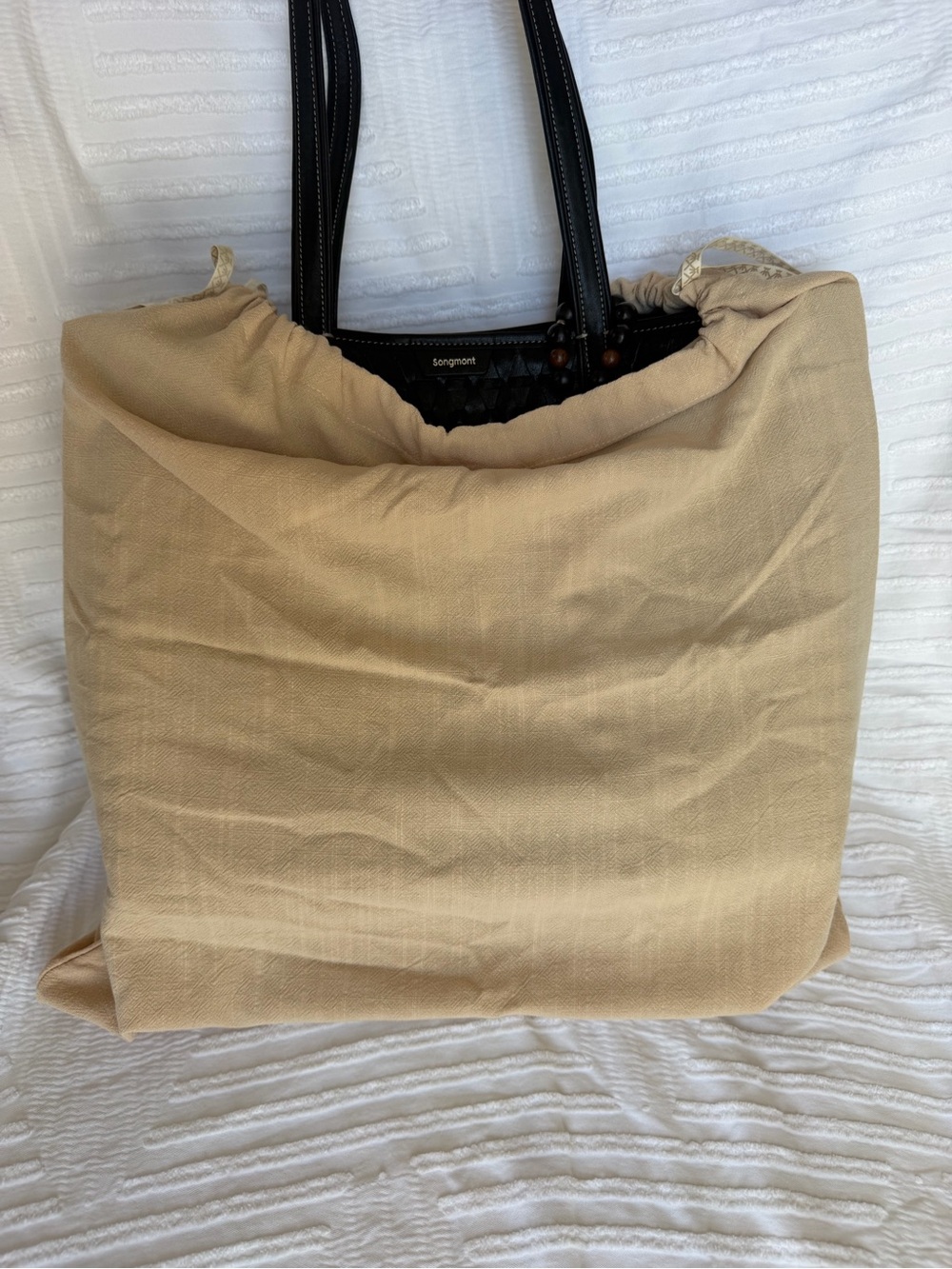 Songmont Lattice Tote, Medium, Onyx - Picture 12 of 12
